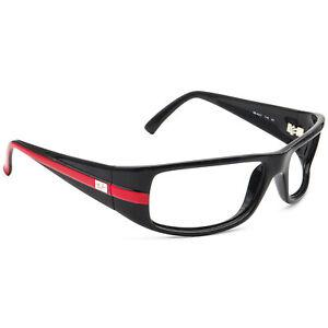 Ray-Ban Sunglasses Frame Only RB 4057 745 Black&Red Wrap Italy 60 mm