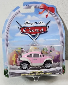 Disney Pixar Cars Easter Buggy Pink Car 1/55 Toy Vehicle Mattel NEW - Picture 1 of 7