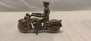 Rare vintage KILGORE CAST IRON SOLO MOTORCYCLE. Nice find/collection add.  - Picture 1 of 11