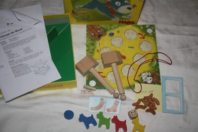 HABA Spiel Brettspiel Schnapp die Wurst 4433 Holzfiguren Kleinkind siehe Fotos - Bild 1 von 4
