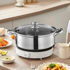 Stainless Steel Hot Pot Multipurpose Two Flavor Soup Pot Gas Stockpot Cooking