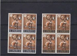 Swaziland - Reed dance (Umhlanga) - 2 MH blocks of 4 stamps  1968 - Picture 1 of 1