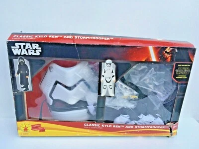 Disfraz Oficial Rubie's-Star Wars-pack de 2 Kylo Ren y Stormtrooper Nuevo Foto 1 de 4