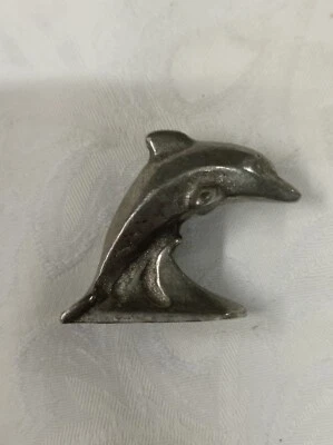 Kleine Zinnfigur Delfin - 3/4 cm - Marine Deko / Sammlung - Bild 1 von 4
