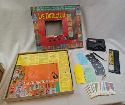 Vintage 1960 Mattel Lie Detector Game RARE Boardgame No Batteries Needed - Image 1 of 4