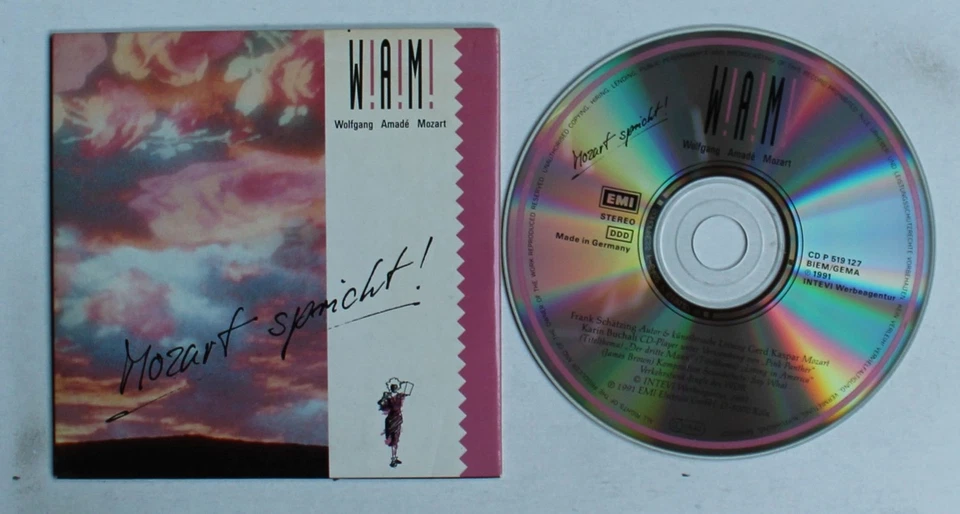 Mozart Spricht! Rare Promo Cardcover CD-Single 1991 Frank Schätzing - Bild 1 von 1