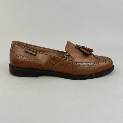 Russell & Bromley Campus Tan Leather Slip On Tassel Flat Loafers Shoes UK4.5 - Image 1 of 4