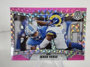 Panini Mosaic 2025 ¡Bang! Jared Verse #2 Rosa Fluorescente Prizm Rams - Imagen 1 de 2