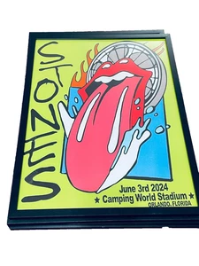 Rolling Stone Live In Orlando 2024 vinyl poster - Picture 1 of 1