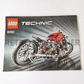 Lego Vintage Instructions Set 8051 - Technic Motorbike (2010)