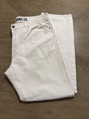 Pantalones de mezclilla Nautica para hombre blancos W 38 L 32 calce relajado Foto 1 de 3