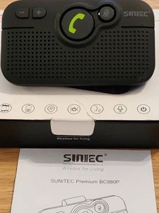 Kit mains libres voiture et bureau Sunitec Haut-parleur Bluetooth BC980P - Photo 1 sur 5