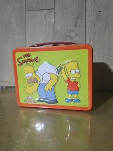 The Simpsons Metal Homer & Bart Lunch Box 2000 EL BARTO - Picture 1 of 9