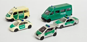 Wiking Busch Spur N Fahrzeuge Polizei 5 Stück Set - Bild 1 von 3