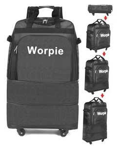 Expandable Foldable Suitcase with Wheels - Collapsible Luggage Bag - - Picture 1 of 7