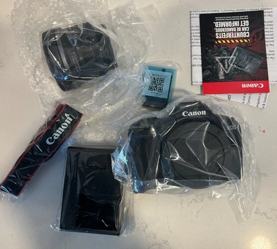 Canon EOS R100 Mirrorless 24.1 MP Camera with RF-S 18-45mm f/4.5-6.3 IS STM Lens - Image 1 of 4