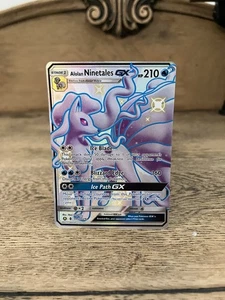 Pokémon TCG Alolan Ninetales GX SV53/SV94 Hidden Fates Shiny Vault Full Art - Picture 1 of 2