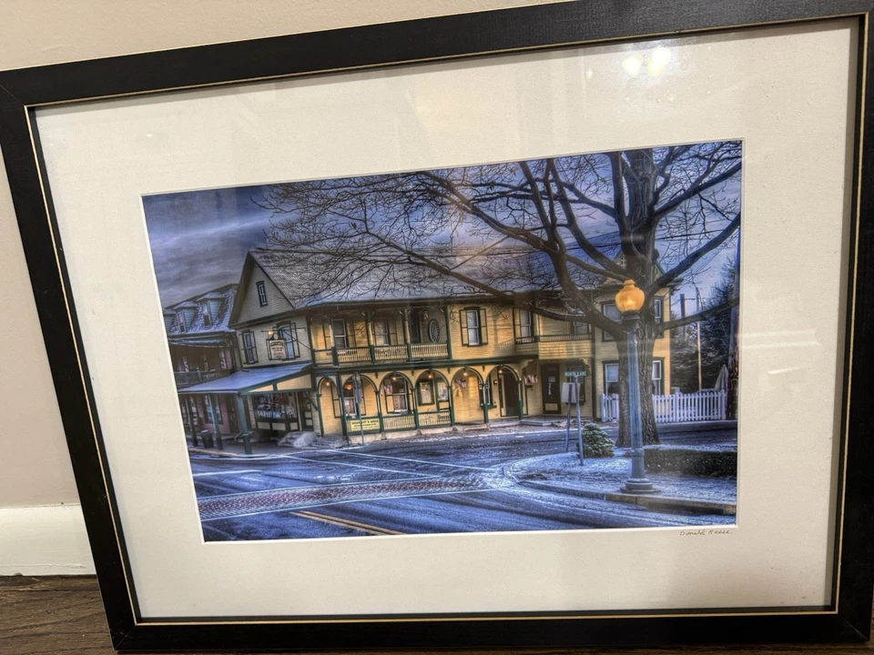 Fotografía firmada por Donald Reese - Restaurante Glassmyer’s - Trappe PA  Foto 1 de 4