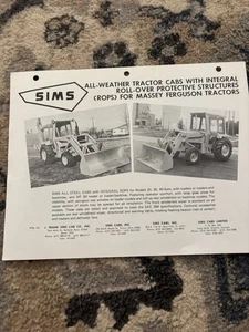 Sims Cab ROPS Brochure FCCA25 - Picture 1 of 1