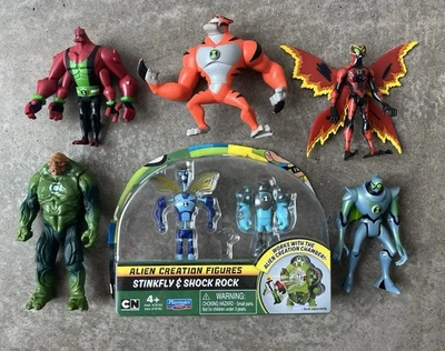 LOTE Figuras de Acción Ben 10 Alien Force Ultimate Bandai Playmate Creation Foto 1 de 4
