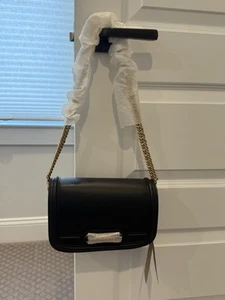 NWT Burberry Runway Link Black Leather Shoulder Bag - Picture 1 of 22