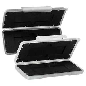 2 Pcs Festplattenschutzbox Reisen Festplatten-Aufbewahrungskoffer - Photo 1/12