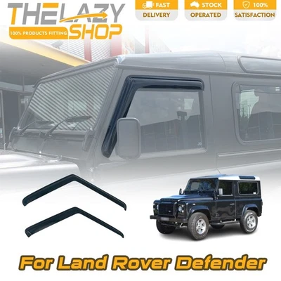 Weather shields Weathershields for Defender 1993-2019 Front 2pcs Sun Visors - image 1 of 4