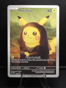 Mona Pika (Pikachu) Pokemon x Van Gogh Black Star Promo ACG Art Card - NM - Picture 1 of 2