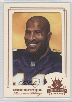 2003 Donruss Gridiron Kings Bronze Framed Daunte Culpepper #55 - Image 1 of 2