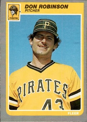 1985 Fleer #475 Don Robinson - Image 1 of 2