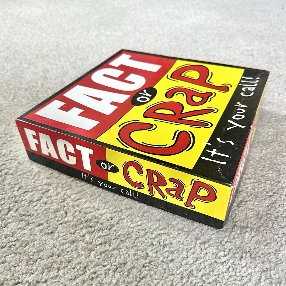 FACT OR CRAP Trivia Game - 2002 Imagination Entertainment -  CONTENTS UNUSED!! - Image 1 of 4