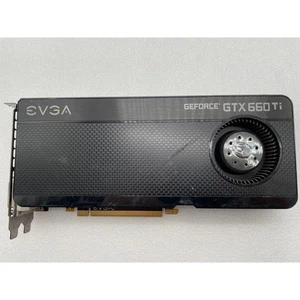 EVGA NVIDIA GeForce GTX 660Ti 2GB PCI Express GDDR5 Graphics Card DP HDMI x2 DVI - Picture 1 of 8