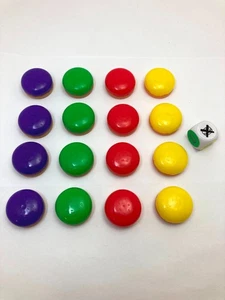 Pop the Pig Game 16 Hamburger Pieces & Replacement Dice GOLIATH 2021 - Picture 1 of 12