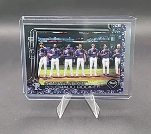 2025 Topps Series 2 Team Color Border Colorado Rockies Team Card #486 - Picture 1 of 2