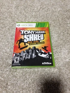 TONY HAWK SHRED BIG AIR! GRANDI TRUCCHI! GIOCO XBOX 360 NUOVO - Foto 1 di 3
