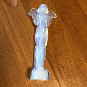 ART DECO SABINO ÄGYPTISCHE FRAU OPALISIERENDE GLASFIGUR RARITÄT - Bild 1 von 9