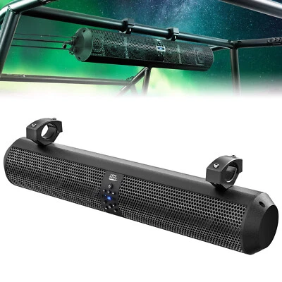 KEMIMOTO 28 In UTV Soundbar Bluetooth 2X Tweeter 4X Subwoofer Sound Bar Wireless - Image 1 of 4