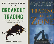 Pack of 2 book Trading in the Zone, HOW TO MAKE MONEY WITH BREAKOUT TRADING 