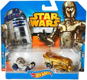 Star Wars Hot Wheels R2-D2 C-3PO 2 Pack 2014 BNIB - Picture 1 of 2