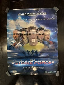 2002 MLS Major League Soccer Strike Force Team Photo Poster Autographed - Picture 1 of 11