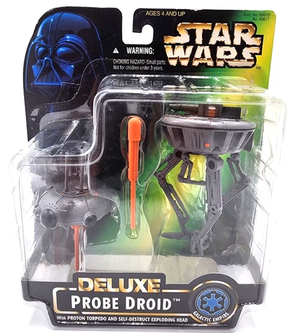Kenner Star Wars Deluxe Probe Droid Action Figure Set POF 1999 NIB Cover