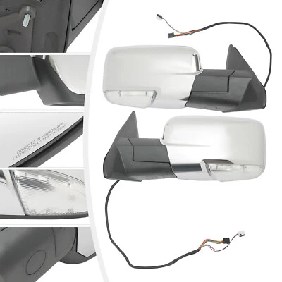 Rear View Mirror Passenger+Driver Side Mirror Fit For Dodge Ram 1500 2013-2019 Foto 1 de 4