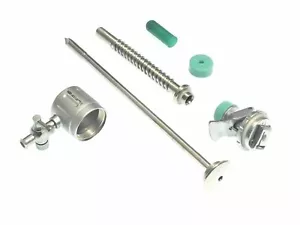 Trocar Cannula a spirale 5 mm strumento chirurgico endoscopia laparoscopica - Foto 1 di 6