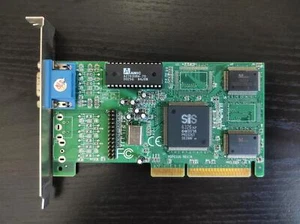 SiS 6326 AGP 8MB Vintage Retro VGA Graphics Video Card PKD3267 AGP6326 - Picture 1 of 5