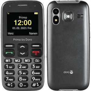 BNIB Doro Primo 218 Single Sim Graphite Factory Unlocked 2G GSM - Picture 1 of 3