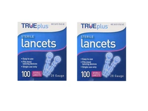 Trueplus Sterile Lancets, 28 Gauge, 200 Count - Picture 1 of 2