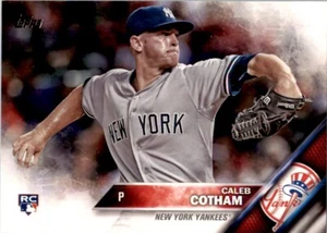 2016 Topps Caleb Cotham Rookie New York Yankees #530 MLB Baseball Card - Picture 1 of 2