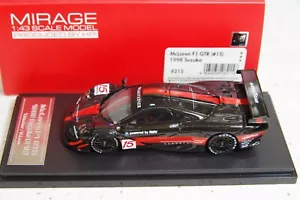 1/43 HPI Mirage McLaren F1 GTR #15 1998 Suzuka Davidoff 8215 - Foto 1 di 12