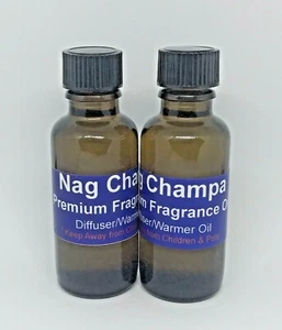 NAG CHAMPA PREMIUM FRAGRANCE OIL 2x 30ml Nagchampa Free Shipping - Picture 1 of 6