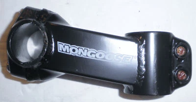 BLACK MONGOOSE BMX BICYCLE STEM BIKE PARTS 59-2 - Image 1 of 4